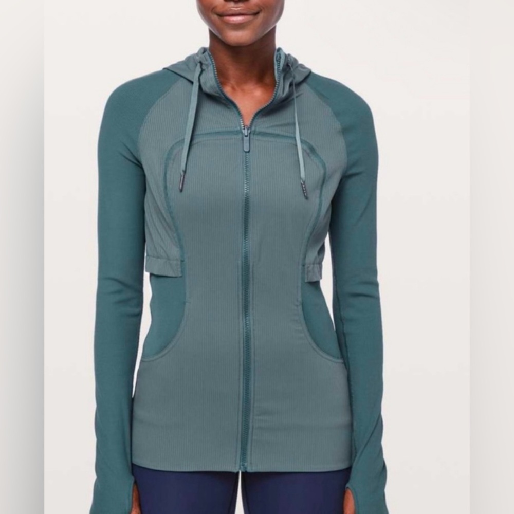 Lululemon Dance Studio Reversible Jacket Rib Sleeve Size 8